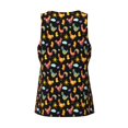 thumbnail image 5 of Gaeub Flowe Rooster Men's Athletic Tank Top, Workout Sleeveless Shirts, Running Tank Tops for Gym, Running, Training - Small, 5 of 9