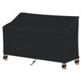 thumbnail image 1 of Housse de Banc 2 Places Housse de Protection pour Banc de Jardin avec Sangles Latérales Housse de Banc de Jardin Housse de Banc d'Extérieur Housse de Canapé de Patio Imperméable Coupe-Vent Résistant aux UV, 1 of 1