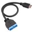 thumbnail image 1 of Kearding Placa base para PC de escritorio, adaptador de tipo E a 20 pines, placa base portátil, convertidor USB 3,1, Cable de protección Cables de computadora, 1 of 6