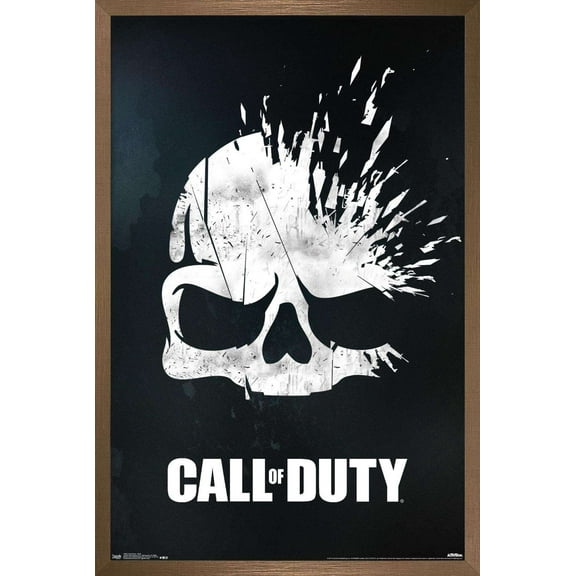 Call of Duty - Skull Wall Poster, 14.725" x 22.375", Framed