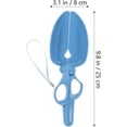 thumbnail image 2 of Dog Pooper Scooper, Scissor Clamp Pet Waste Picker, Portable Scoop for Small Dogs, Indoor Outdoor Poop Cleaner (Blue), 2 of 9