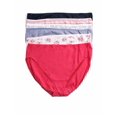 thumbnail image 3 of Felina Womens Size Small (5) Cotton Stretch Hi-Cut Panties 6-Pack, Floral, 3 of 4
