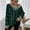 Army Green, variant on Fall Sweaters For Women Sevevn Womens Oversized Striped Tunic Sweaters Casual V Neck Long Sleeve Color Block Knit Pullover Jumper Tops