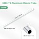 thumbnail image 3 of Tubo redondo de aluminio 6063 de 250 mm en paquete de 2, tubería de aluminio sin costura para manualidades DIY [0.16x0.24x9.8IN], 3 of 7