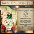 thumbnail image 3 of Pastorelli Traditional Ultra Thin Pizza Crust, Crispy, Pre-made Pizza Base, Low Sodium, 12-inch, 3 Crusts, Pack of 1, 3 of 8