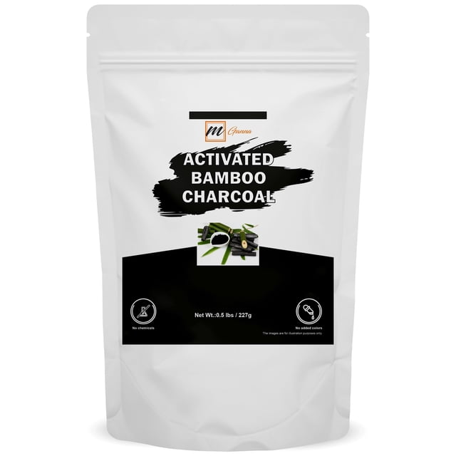 Carbón de bambú activado en polvo MgAnna 227 g para dientes