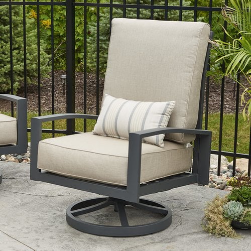 The Outdoor GreatRoom Company Lyndale High Back Patio Chair with Cushions (Set of 2) - Walmart 
