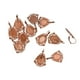 thumbnail image 4 of 12 ganchos de latón para pendientes con cierre de palanca, compatibles con engastes de cabujón de 11 x 16 mm. Cobre antiguo, 4 of 8