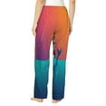 thumbnail image 3 of Xecao Lighthouse and Whale Women's Straight Lounge Pajama Pants: The Epitome of Relaxed Sleepwear, 3 of 9
