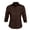 Dark Brown, variant on SOLS Womens Effect 3/4 Sleeve Fitted Work Shirt