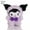 Purple Kuromi -12CM Doll Keychain, variant on New Fluffy Carrtoon Cute Kitty Melody Kuromi Cinnamoroll Bow Plush Toy Soft Stuffed Doll Pendant Keychain Backpack Kids Gift ( 4.7"/ 8"/ 11.8" ...)