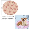 thumbnail image 1 of One Piece (lightweight Round Coffee Bear) Dog Cooling Mat - 30*30cm, Dog Cooling Mat - Stays Cold Longer, Dog Cat Cooling Mat - More Durable - Scratch, 1 of 5