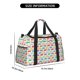 thumbnail image 3 of Fotbe Colorful Bus Bolsa de Viaje con Estampado, Bolsa de Fin de Semana para Mujer con Compartimento para Zapatos, Bolsa de Gimnasio con Bolsillo Húmedo, 3 of 7