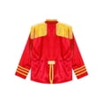 thumbnail image 4 of Aislor Kids Boys Girls Hippie Disco Long Sleeve Tassels 1960s British Pop-Star Jacket Red 12, 4 of 7