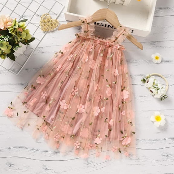 Girl Dress Tutu Birthday Dress for Girls Kids Girls Formal Dress 3T