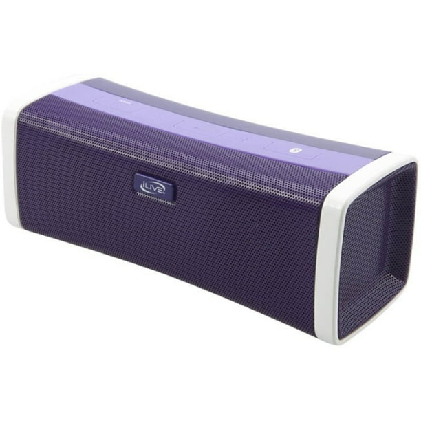 iLive ISB394PR Bluetooth Speaker with USB Port, Purple