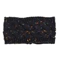 thumbnail image 1 of Minnieouse Diadema a prueba de viento de punto de ganchillo Multicolor ajustable cálido señoras orejeras diademas accesorios para el cabello Accesorio para el cabello Hilo negro+color, 1 of 6