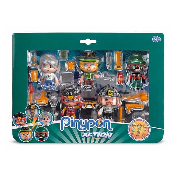 Set de Figuras PinyPon Action 8.7 Pulgadas
