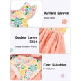 thumbnail image 6 of Aideaone Ballet Leotard for Girls Toddler Dance Dress Outfit with Skirt Ruffle Sleeve 3-8Y, 6 of 7