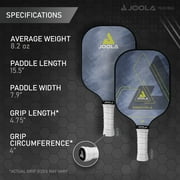 JOOLA Essentials Pickleball Paddle, Blue, 8.2oz weight, 15.5 Length, USAPA Approved