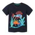 thumbnail image 1 of YTDSCS T-Shirts pour Garçons de 2 à 8 Ans, T-Shirts en Coton à Col Rond pour Tout-Petits, Hauts à Manches Courtes pour Bébés Garçons, 1 of 7