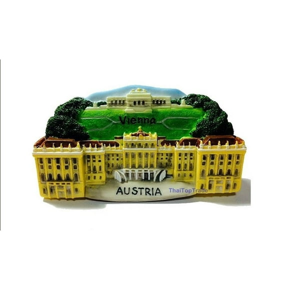 Schonbrunn Palace (Sch?nbrunn) Vienna Austria Souvenir Fridge Magnet Toy Set 3D Resin Collection