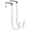 A: WT 5.5" fit 0.5" to 1 3 8" door 2pcs, variant on Over Door Twin Hooks WT Rubber Coat Steel 2Pcs Fit 0.5" to 1-3/8" Door 5.5" | Hang Towels Robes Coats Bags Hats, Scratch-Free, Sturdy, Door Opens and Closes Normally for Bathroom Bedroom Closet Dorm