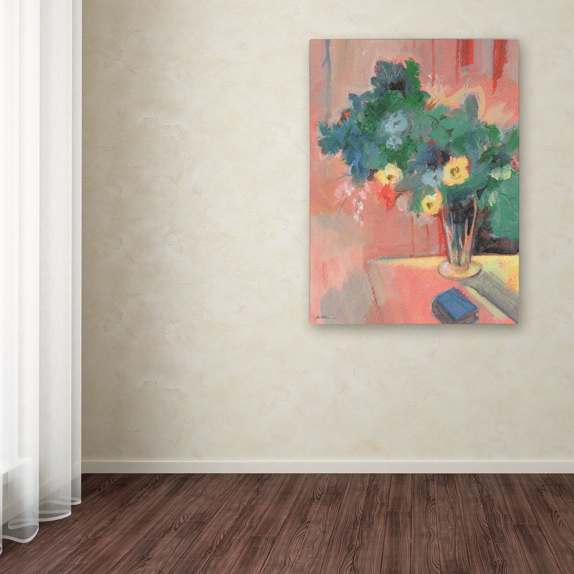 Trademark Fine Art "Bouquet for Bonnard" Canvas Art by Sheila Golden
