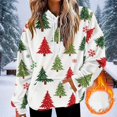 thumbnail image 2 of Zynoxe Women's Ugly Christmas Sweatshirt Drawstring Pullover Hoodies for Women Warm Fleece Long Sleeve Sweatshirt Fashionable Printed Sweatshirts with Kangaroo Pocket XL, 2 of 6