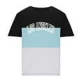 thumbnail image 3 of Mens Casual Pantalones Cortos Cuello Redondo Patchwork Impresión Suéter Blusa de Fitness, Camisetas para Hombre, 3 of 4