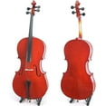 thumbnail image 2 of Mendini By Cecilio Cello - Musical Instrument For Kids & Adults - Cellos Kit w/Bow, Stand, Bag - Stringed Music Instruments For Students (Full Size, Natural), 2 of 2
