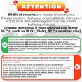 thumbnail image 3 of Vaso batidor KETAR de 16 onzas de repuesto para batidoras Ninja x2, 3 of 9