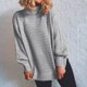thumbnail image 5 of Suéter Divertido de Manga Larga Gibobby Otoño Invierno Cuello Redondo Gris XL, 5 of 5