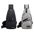 thumbnail image 1 of Paquete de 2 Bolsos para Hombre, Bolso de Hombro, Bolsa para Deportes Al Aire Libre, Mochila, Mochila de Día Yinane Bolsas de moda para hombres, 1 of 8