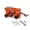 Orange and 3 Head, variant on Chainsaw Sharpening Kit, Portable Hand Crank & Electric Chainsaw Sharpener Jig, Fast Blade Sharpening File Accessories for All Kinds of Chain Saws