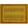 thumbnail image 1 of Ahgly Company Machine Washable Indoor Rectangle Oriental Yellow Modern Area Rugs, 2' x 3', 1 of 4