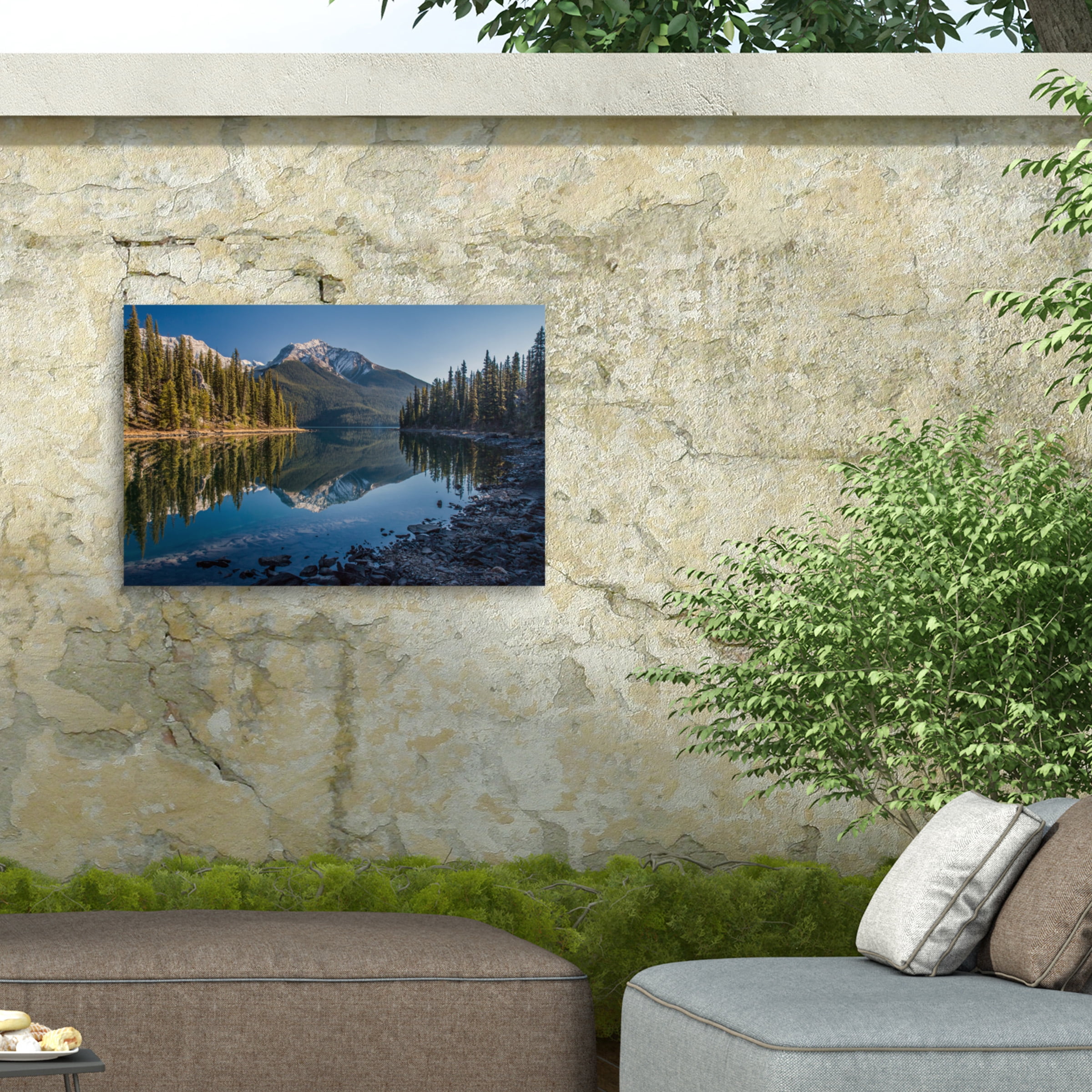 Pierre Leclerc 'Jasper Morning' Outdoor Canvas 22x32