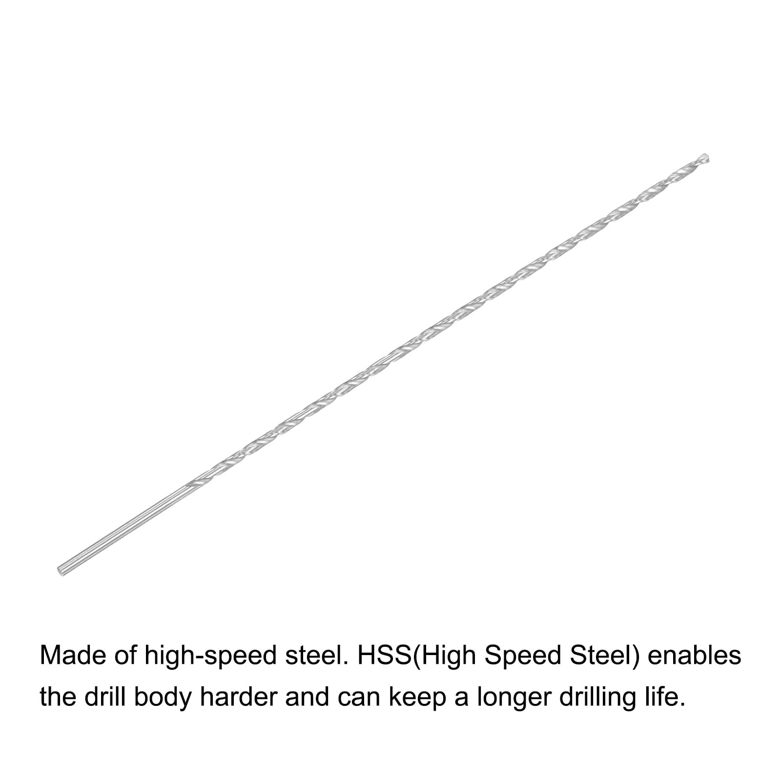 Unique Bargains High-Speed Steel Twist Drill Bits for Precision Use 2.5mmx200mm