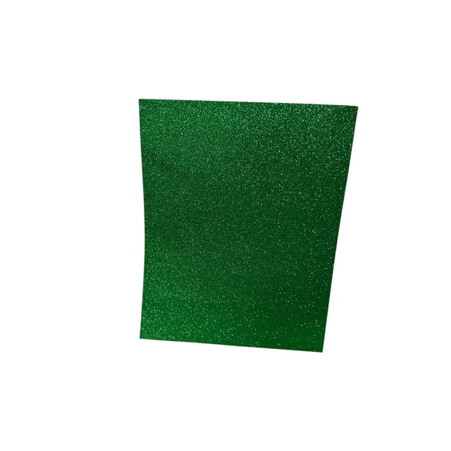 Foamy Diamantado Verde Bandera Tamaño Carta 21.5x27.5 cm espesor 1.6mm con 10 piezas