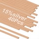 thumbnail image 2 of 40 piezas varillas para soldadura fuerte varillas para soldar, soldadura plata al 15 % Bcup-5, varillas para soldar, varilla de soldadura de fósforo de aleación 25,4 x 1,2 x 0,3 cm, 2 of 5