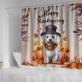 thumbnail image 4 of Happy Thanksgiving Bichon Frise Welcome Thankful Fall Autumn Pumpkin Shower Curtain Bichons Dog Lovers Gifts Idea Waterproof Bathroom Bathtub Curtain - 02021, 4 of 5
