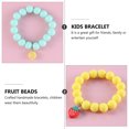 thumbnail image 2 of MasteelfCA 3pcs Fruit Pendant Bracelets Creative Bead Bracelets Children Wrist Decorations, 2 of 7