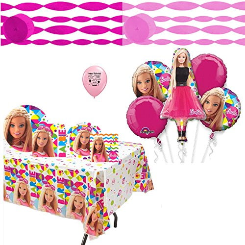 barbie party supplies walmart