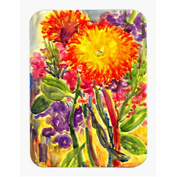 Carolines Treasures Flower - Aster Mouse Pad- Hot Pad Or Trivet
