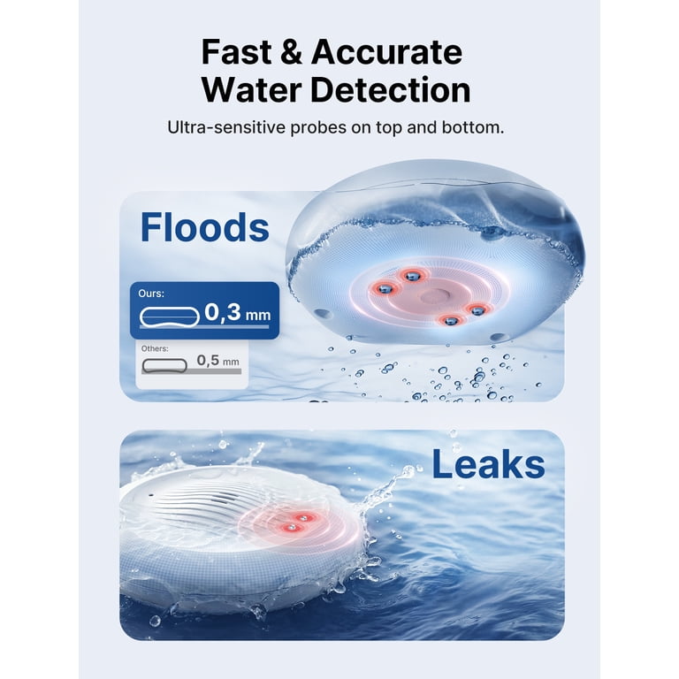 X-Sense WiFi Water Leak Detector with Freeze Alert photo 5