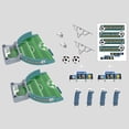 thumbnail image 2 of Mini Table Football Game, Tabletop Soccer Game Set, 2 Players Interactive Desktop Football Battle Board Game for Home Party, 2 of 5