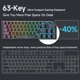 thumbnail image 2 of Teclado mecánico inalámbrico para juegos DIERYA DK63 60%, 2 of 7