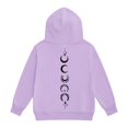 thumbnail image 6 of Mercatoo Kids' Hooded Sweatshirt with Witch & Moon Design Soft Pullover Crewneck, Long Sleeve Unisex Top for Children, Multiple Colors, 6 of 7