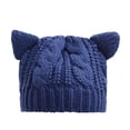 thumbnail image 5 of Gorro tejido mujer otoño boina Twist invierno señoras japonés Tr, 5 of 5