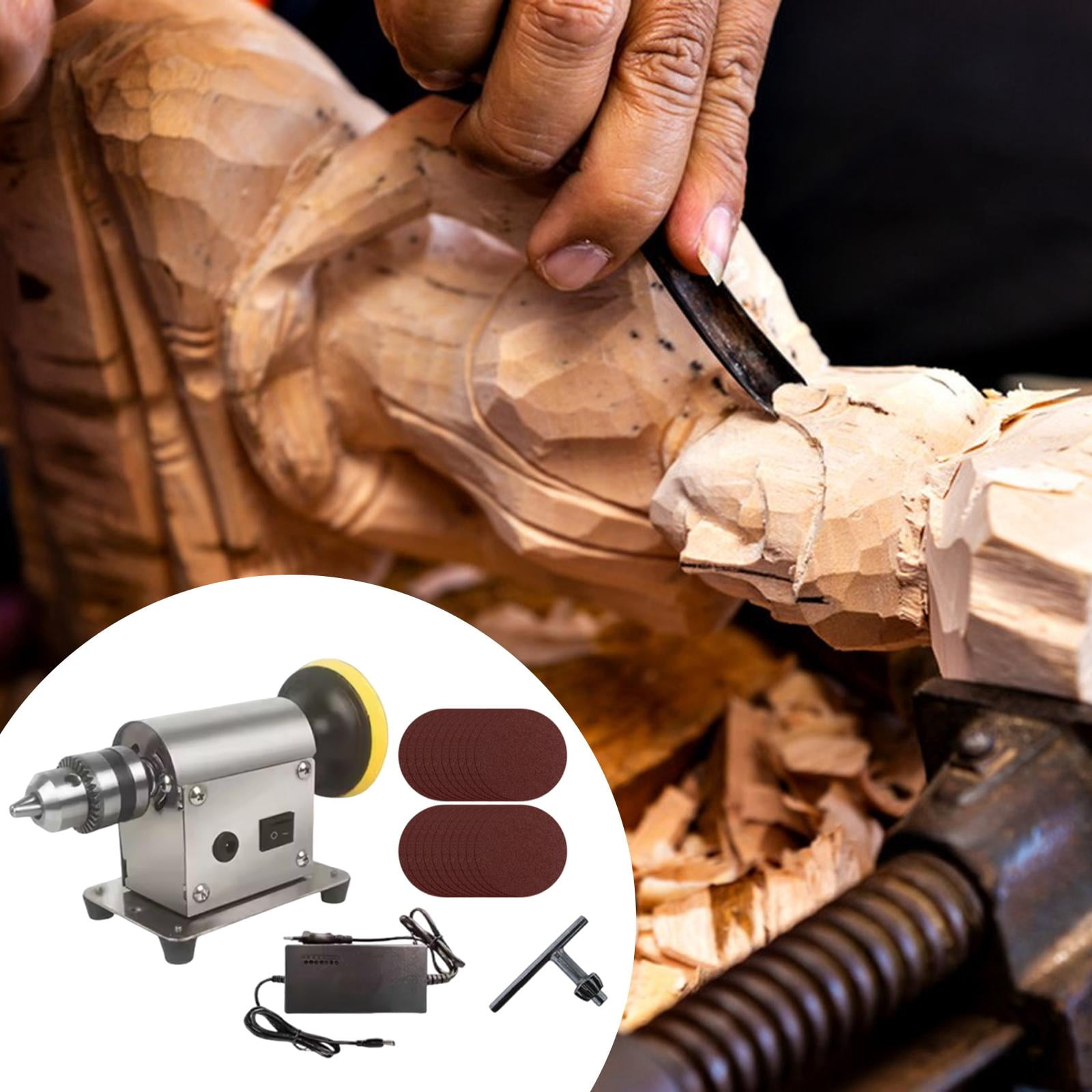 Miulika Bench Polisher Jewelry Polishing Machine Multifunction Grinder Adjustable Speed Professional Stainless Steel Tool Suitable for Jewelry Making for 150W 795 Motor